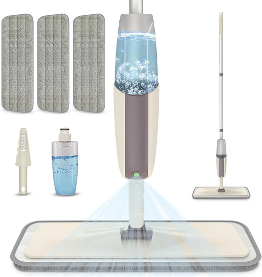360° Spray Mop with Refillable Bottle