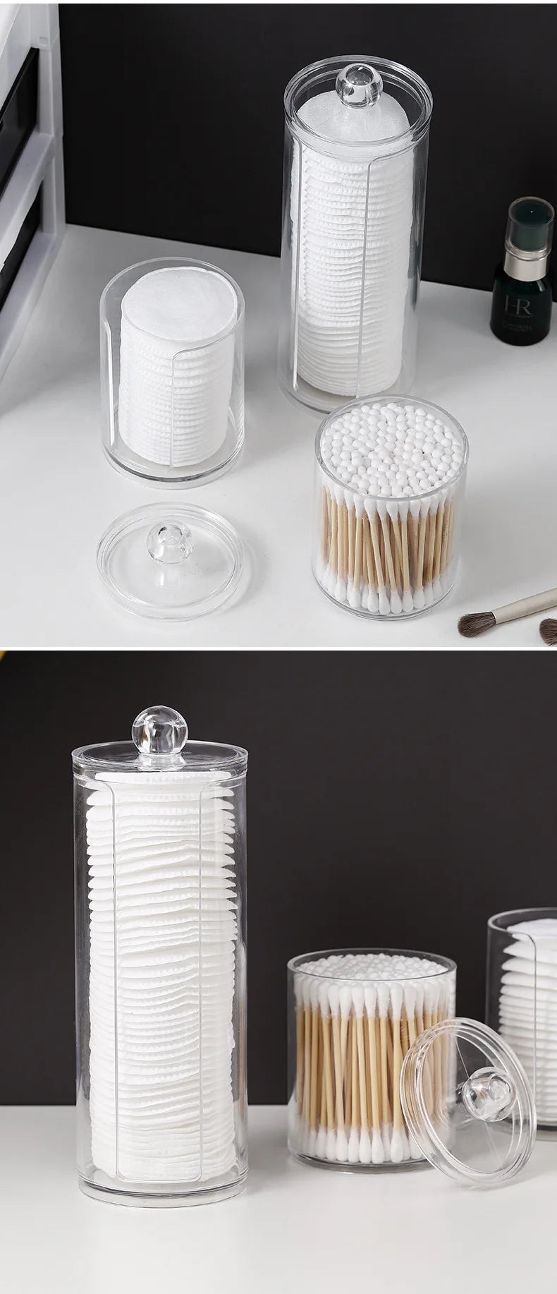Cotton pad organizer